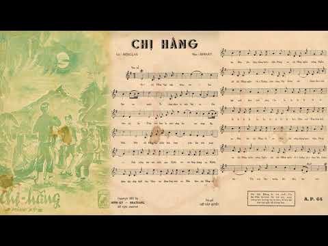 🎵 Chị Hằng (Minh Kỳ, Mộng Lan) Mỹ Lệ Pre 1975 | Tờ Nhạc Xưa