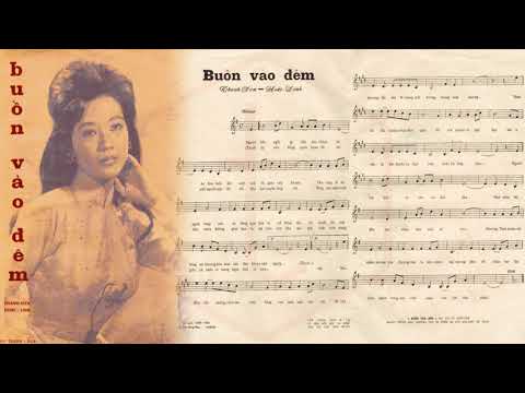 ? Buồn Vào Đêm (Hoài Linh, Thanh Sơn) Phương Dung Pre 1975 | Tờ Nhạc Xưa