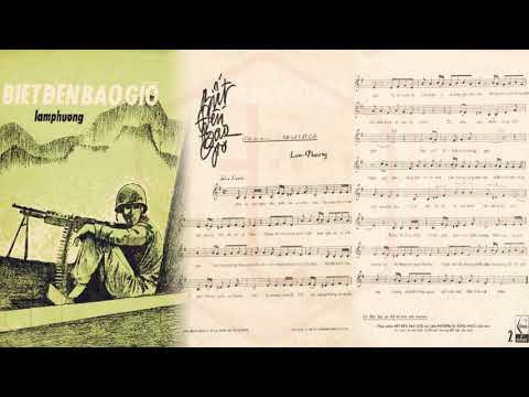 🎵 Biết Đến Bao Giờ (Lam Phương) Phương Dung Pre 1975 | Tờ Nhạc Xưa