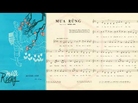 🎵 Mưa Rừng (Huỳnh Anh) Thanh Tuyền Pre 1975 | Tờ Nhạc Xưa