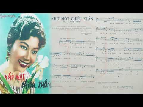 🎵 Nhớ Một Chiều Xuân (Nguyễn Văn Đông) Anh Khoa Pre 1975 | Tờ Nhạc Xưa