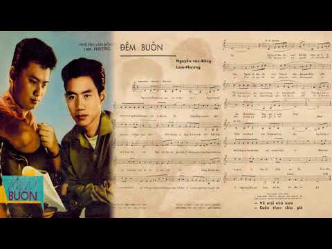 🎵 Đêm Buồn (Nguyễn Văn Đông, Lam Phương) Bạch Yến Pre 1975 | Tờ Nhạc Xưa