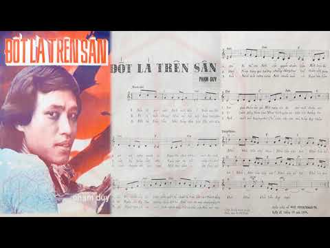🎵 Đốt Lá Trên Sân (Phạm Duy) Thái Hiền Pre 1975 | Tờ Nhạc Xưa